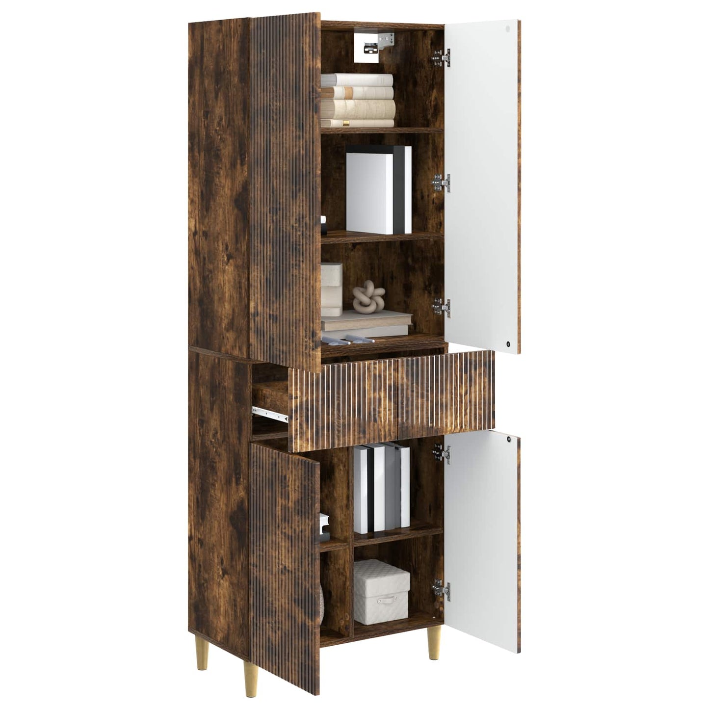 vidaXL Cabinet Set 2 pcs Engineered Wood