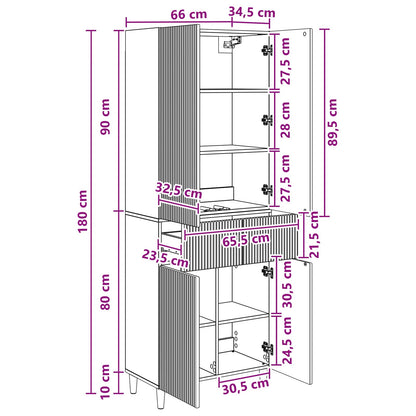 vidaXL Cabinet Set 2 pcs Engineered Wood
