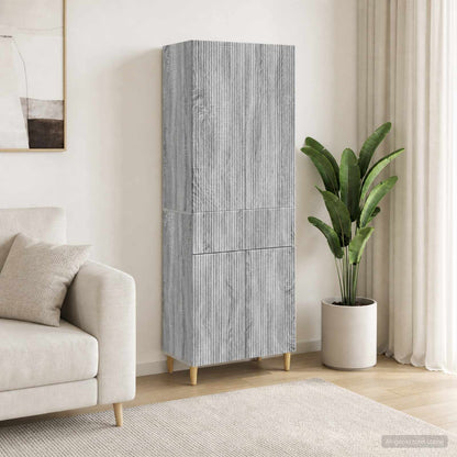 vidaXL Cabinet Set 2 pcs Engineered Wood