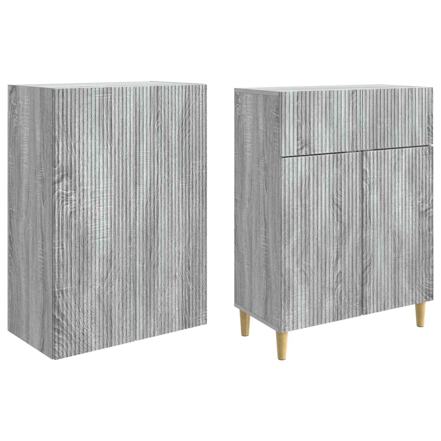 vidaXL Cabinet Set 2 pcs Engineered Wood