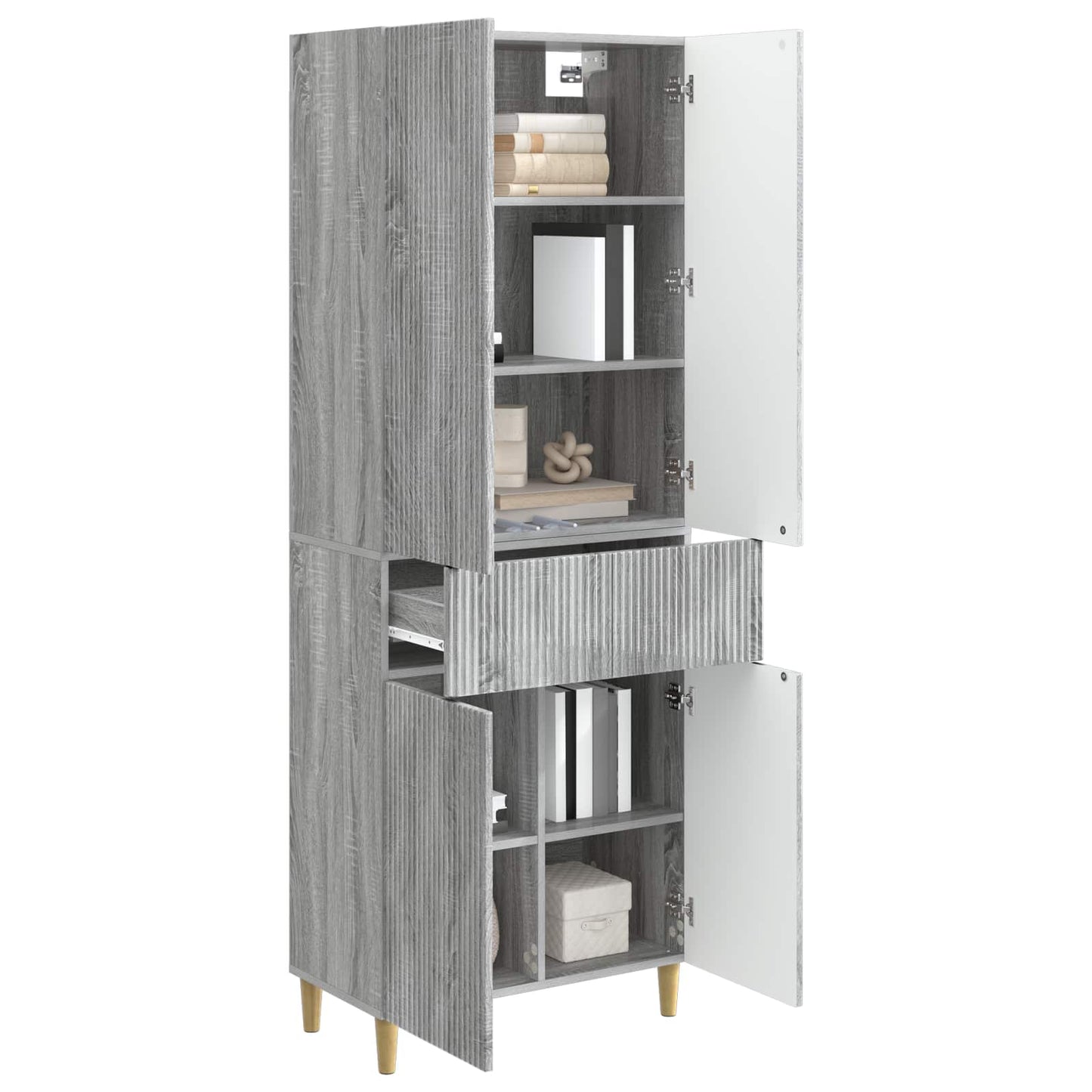 vidaXL Cabinet Set 2 pcs Engineered Wood