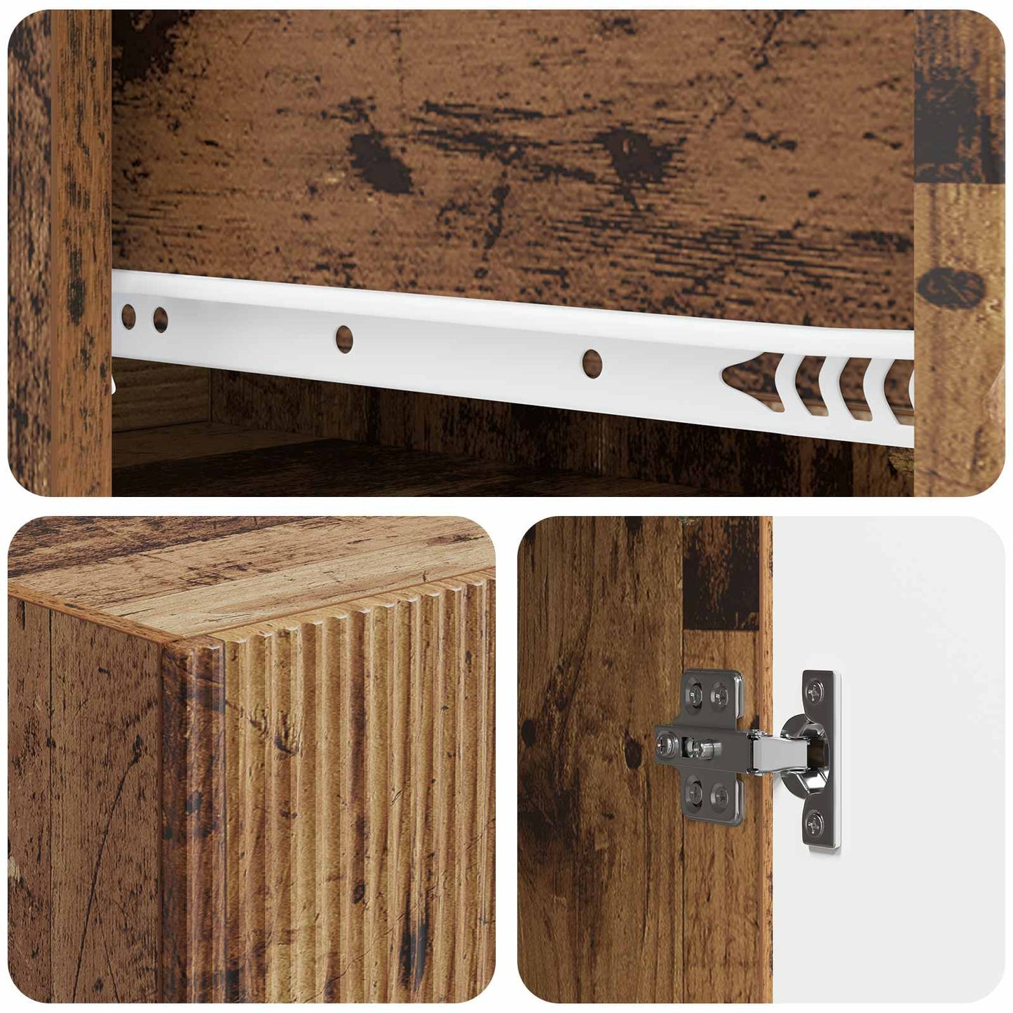 vidaXL Cabinet Set 2 pcs Engineered Wood