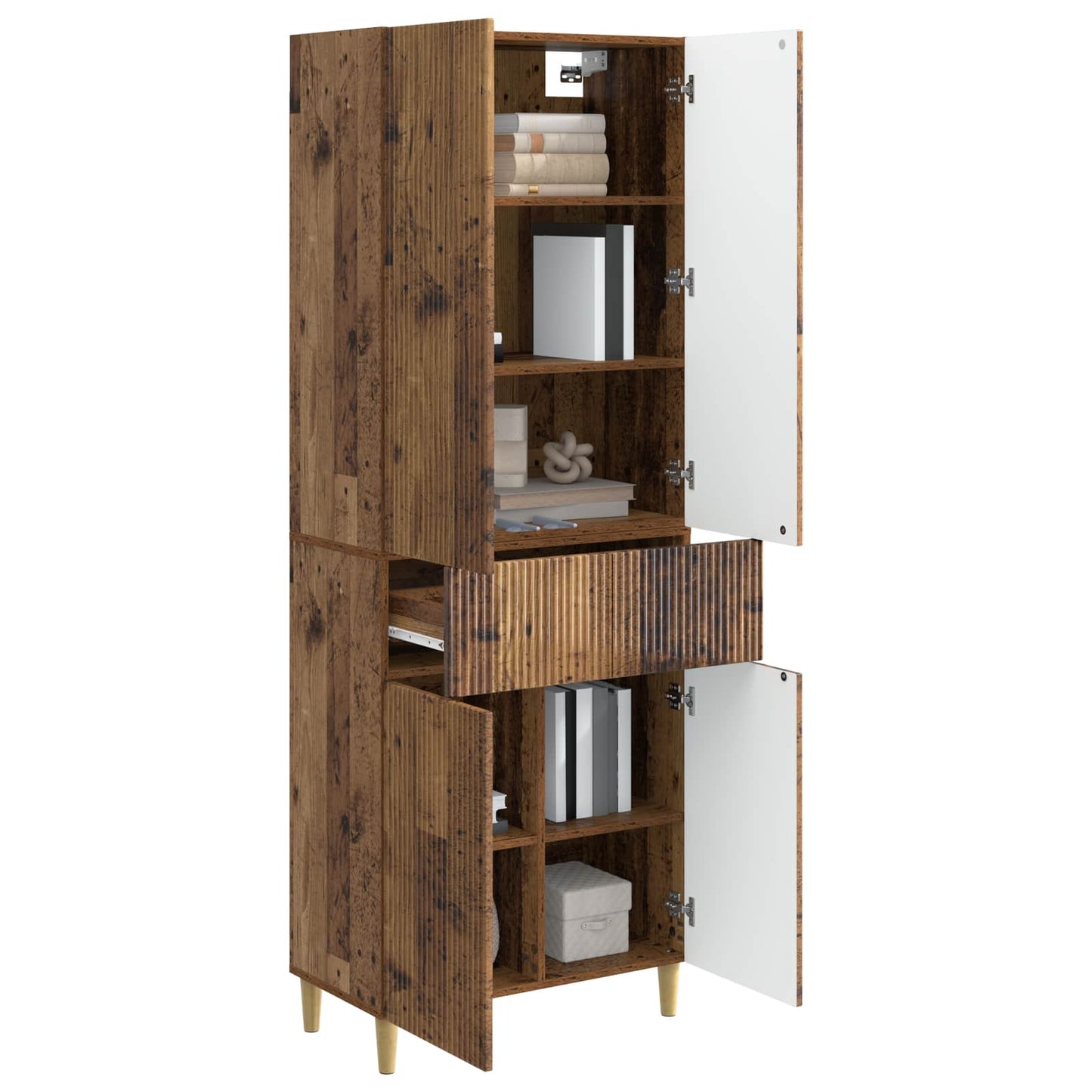 vidaXL Cabinet Set 2 pcs Engineered Wood