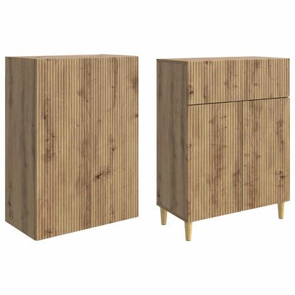 vidaXL Cabinet Set 2 pcs Engineered Wood