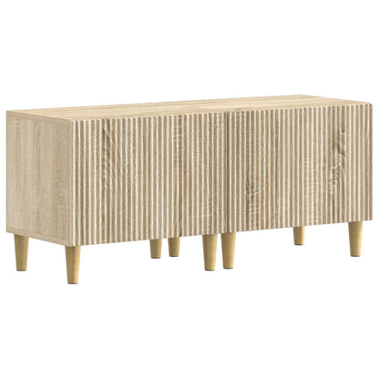 vidaXL 5 Piece LED TV Cabinet Sonoma Oak Engineered Wood
