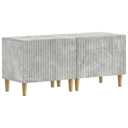vidaXL 5 Piece LED TV Cabinet Concrete Grey Engineered Wood