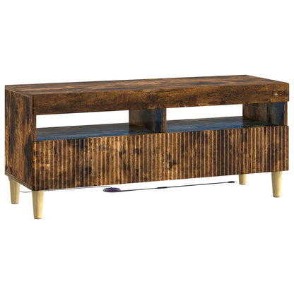 vidaXL 5 Piece LED TV Cabinet ARNHEM Smoked Oak Engineered Wood