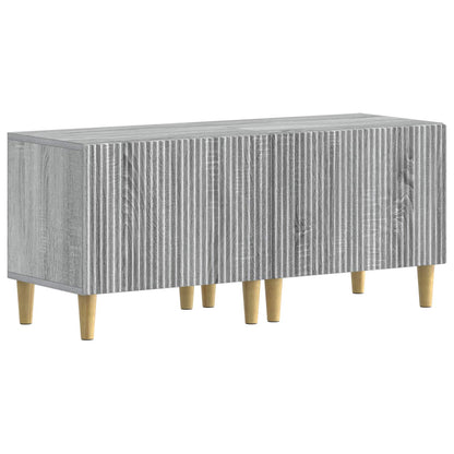 vidaXL 5 Piece LED TV Cabinet Grey Sonoma Engineered Wood