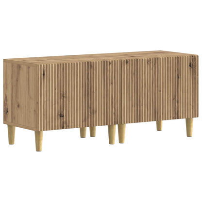 vidaXL 5 Piece LED TV Cabinet Artisan Oak Engineered Wood