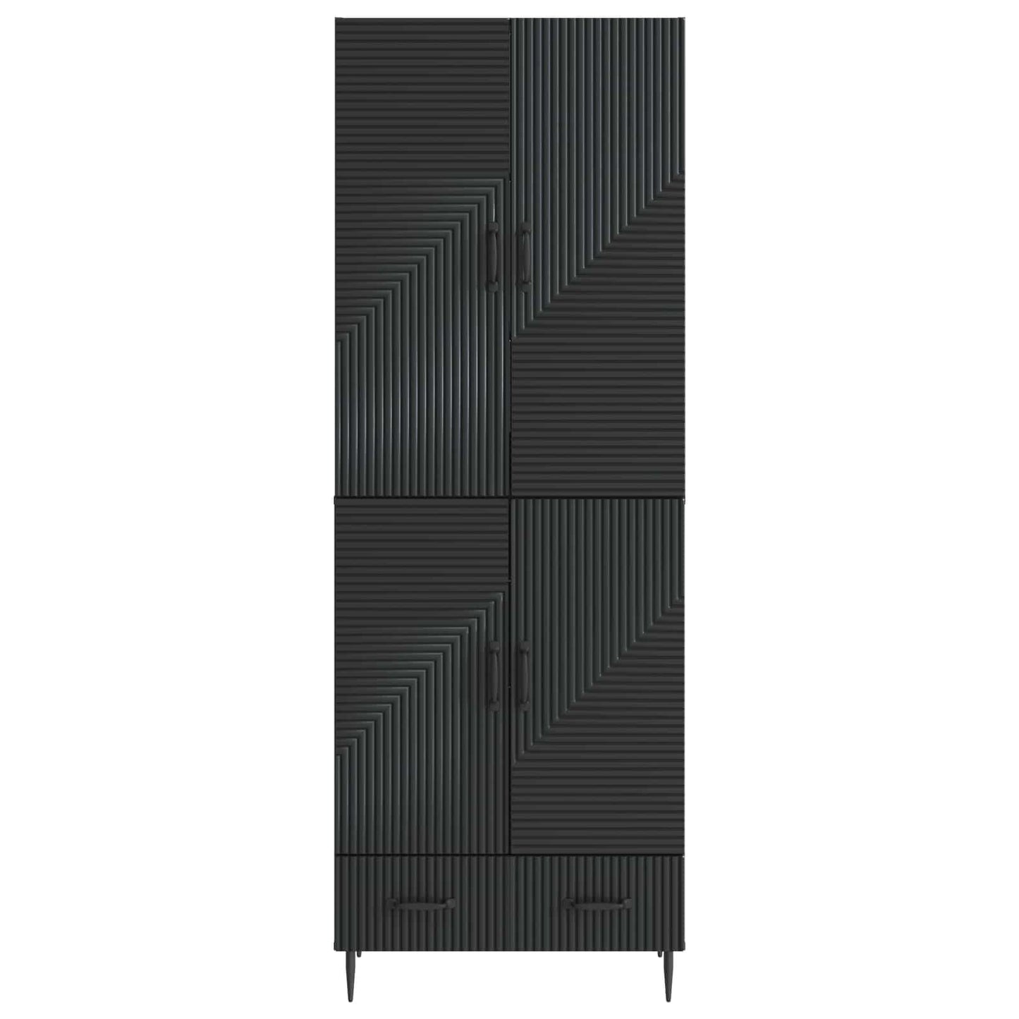 vidaXL Cabinet Set 2 pcs 66 x 34.5 x 95 cm Engineered Wood