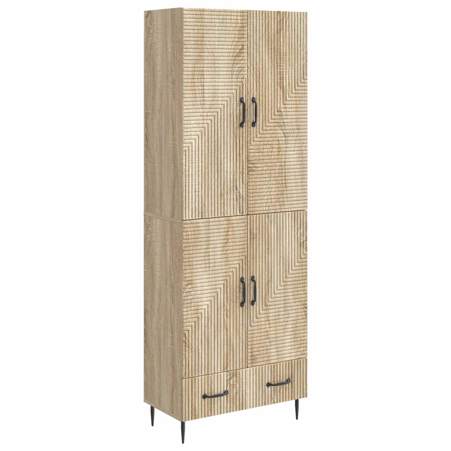 vidaXL Cabinet Set 2 pcs 66 x 34.5 x 95 cm Engineered Wood