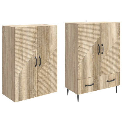 vidaXL Cabinet Set 2 pcs 66 x 34.5 x 95 cm Engineered Wood