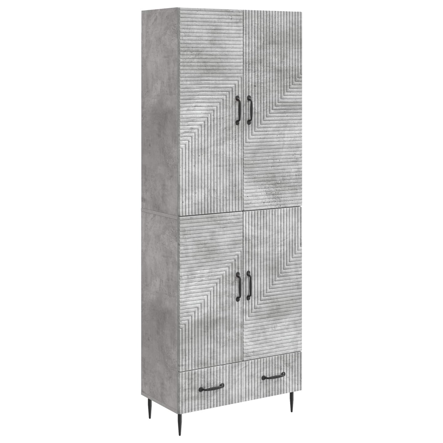 vidaXL Cabinet Set 2 pcs 66 x 34.5 x 95 cm Engineered Wood
