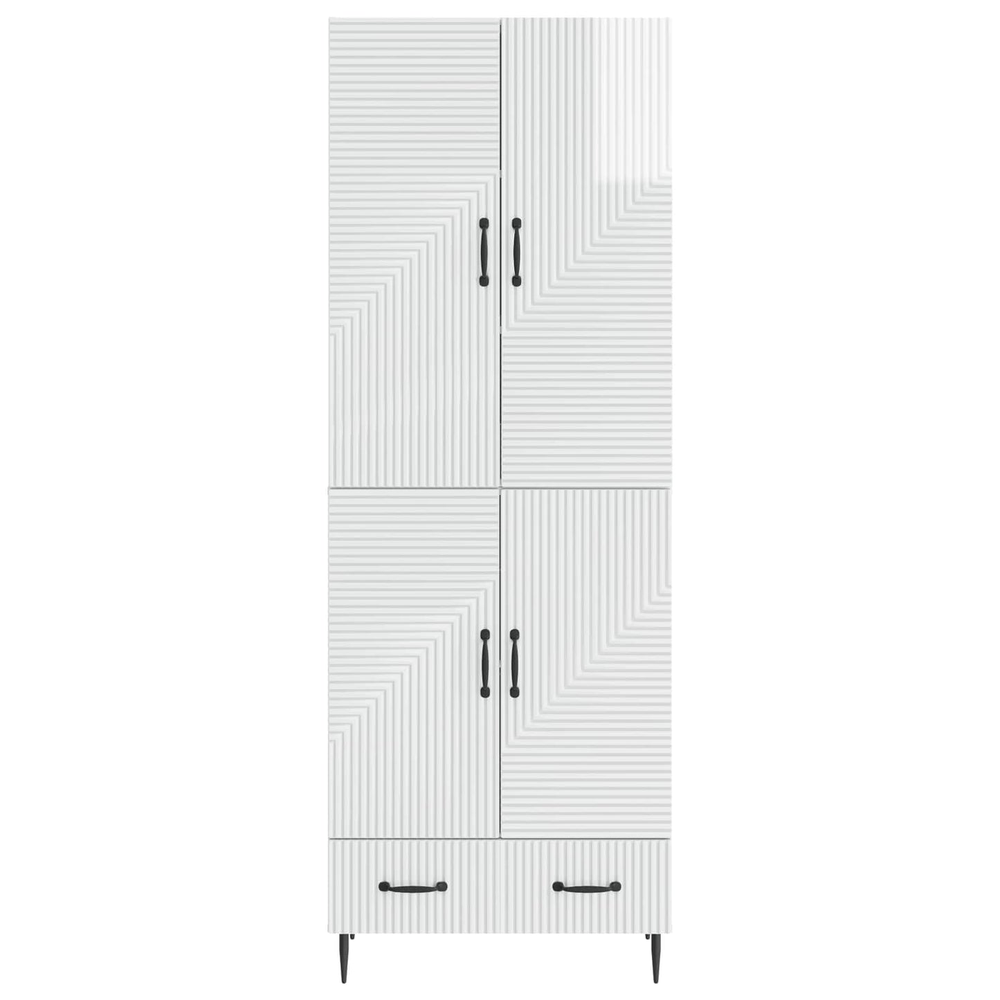 vidaXL Cabinet Set 2 pcs Engineered Wood