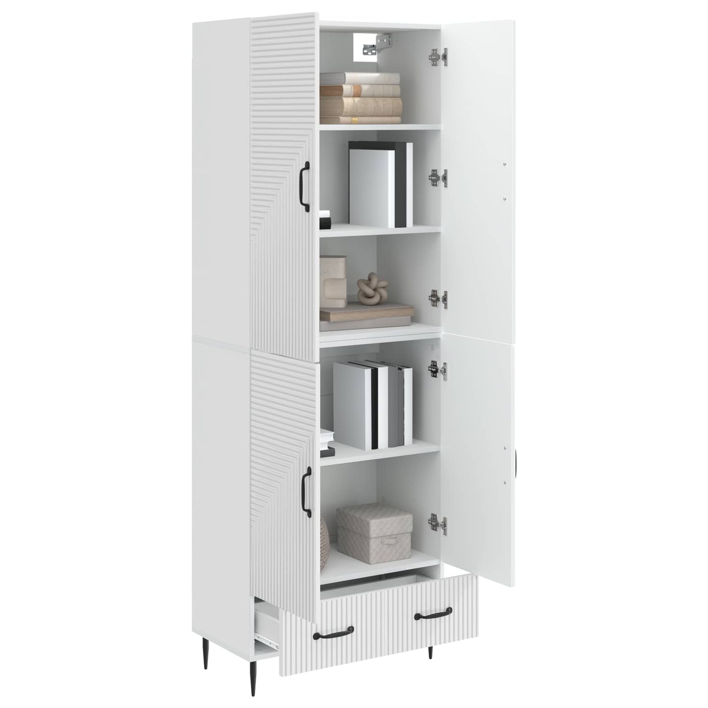 vidaXL Cabinet Set 2 pcs Engineered Wood