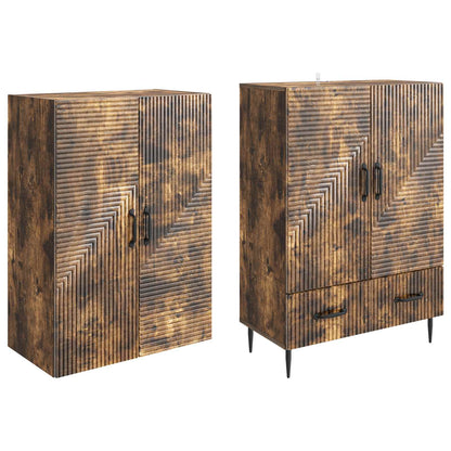 vidaXL Cabinet Set 2 pcs 66 x 34.5 x 95 cm Engineered Wood