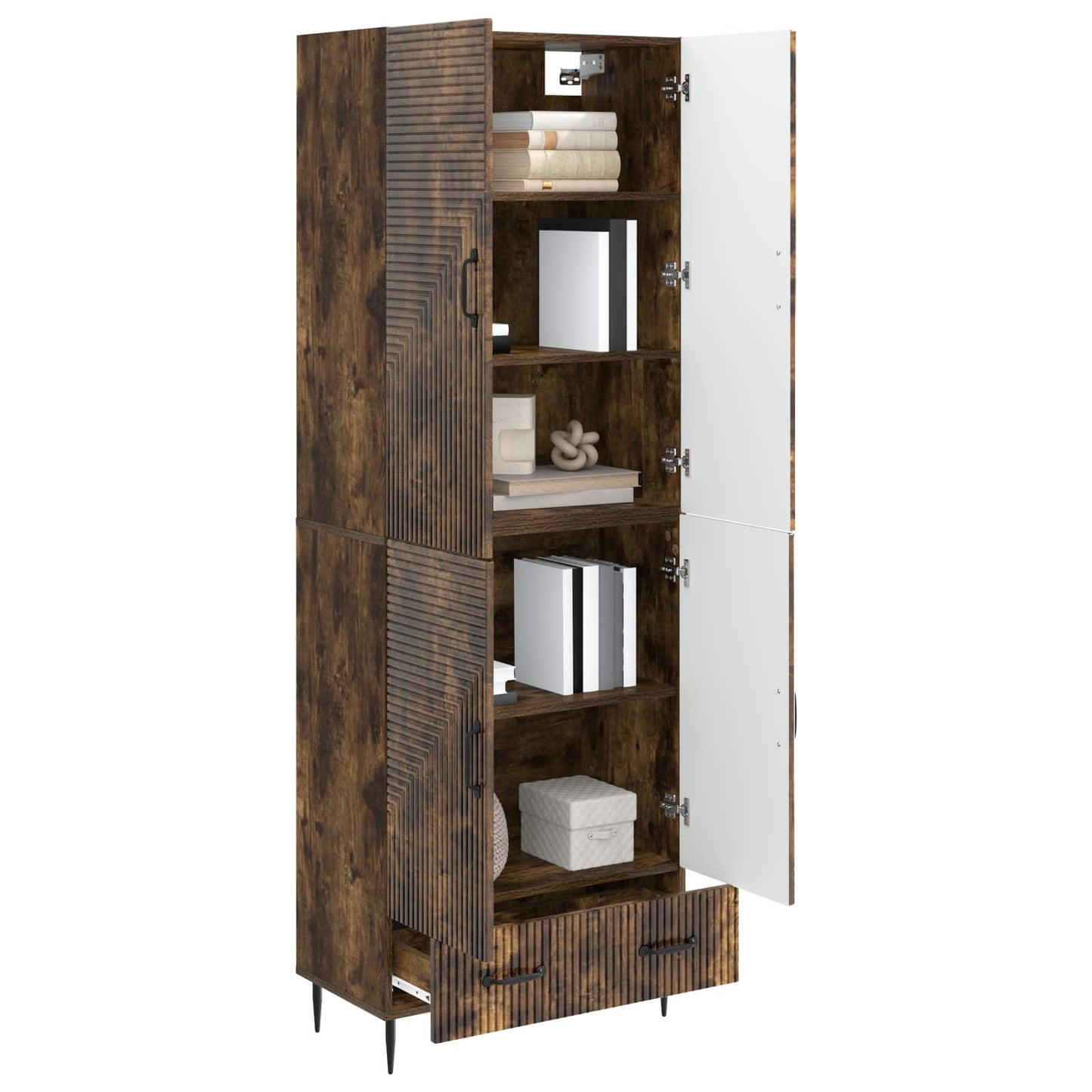 vidaXL Cabinet Set 2 pcs 66 x 34.5 x 95 cm Engineered Wood
