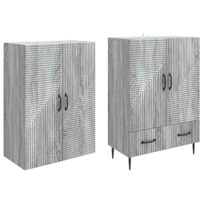 vidaXL Cabinet Set 2 pcs 66 x 34.5 x 95 cm Engineered Wood