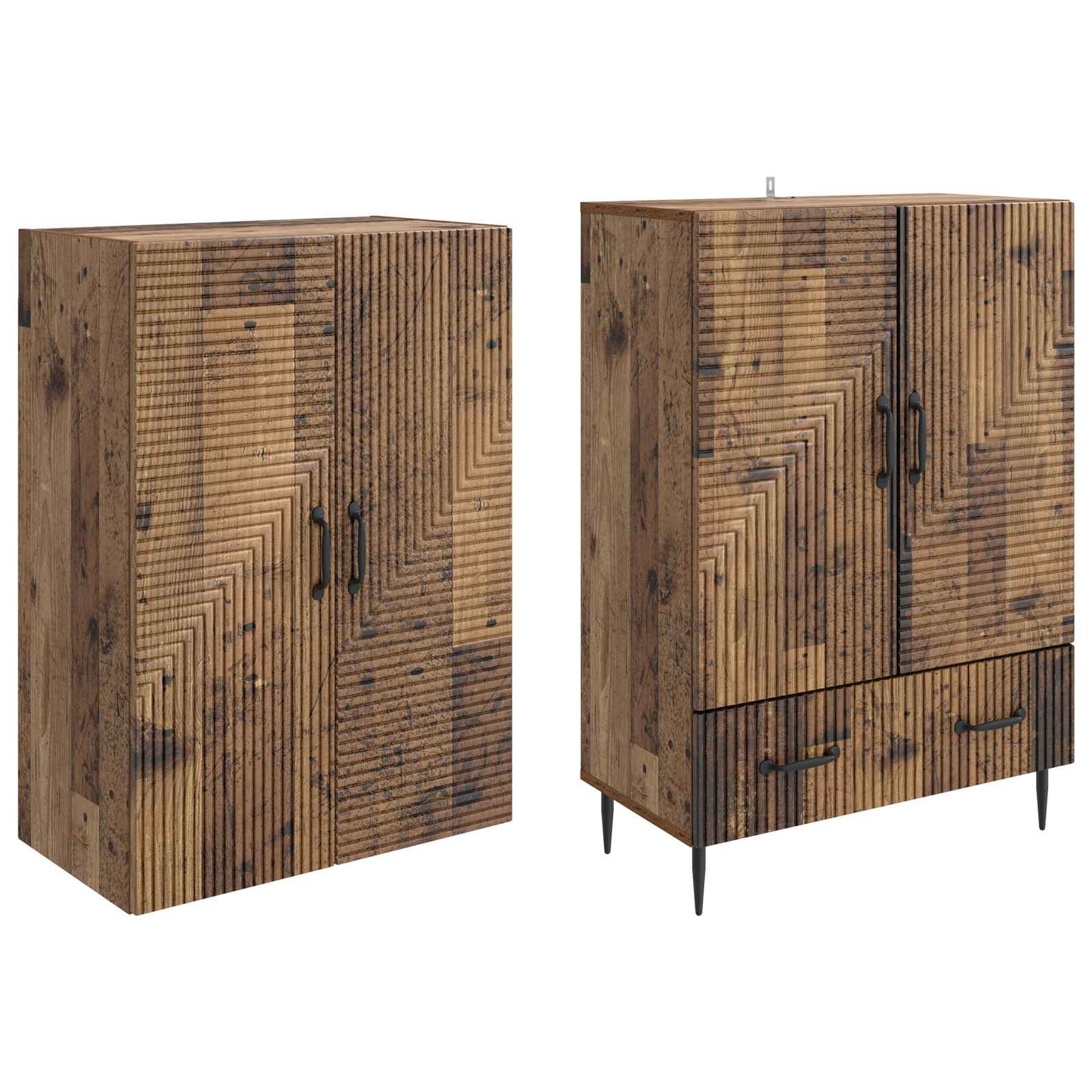 vidaXL Cabinet Set 2 pcs Engineered Wood