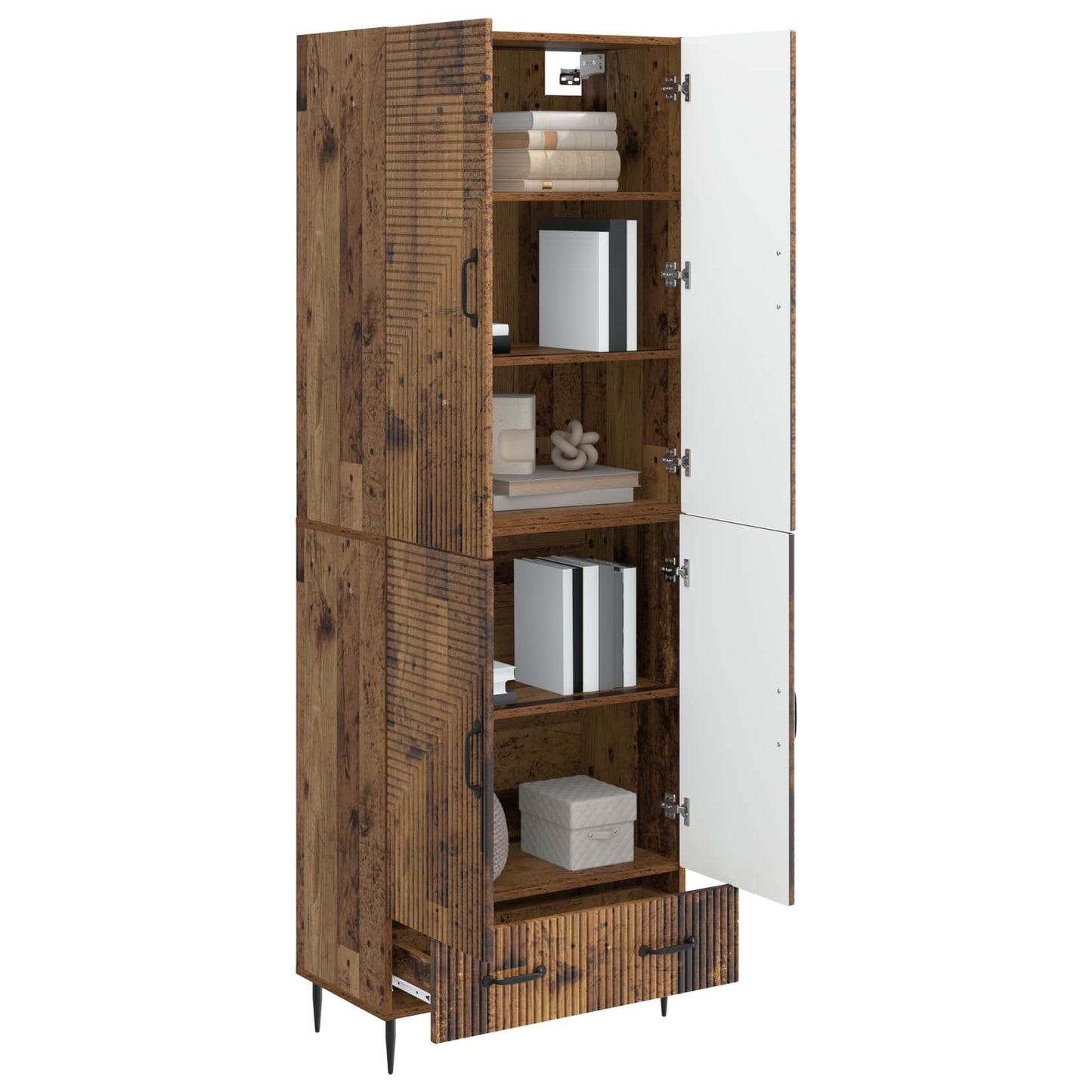 vidaXL Cabinet Set 2 pcs Engineered Wood