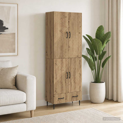 vidaXL Cabinet Set 2 pcs Engineered Wood