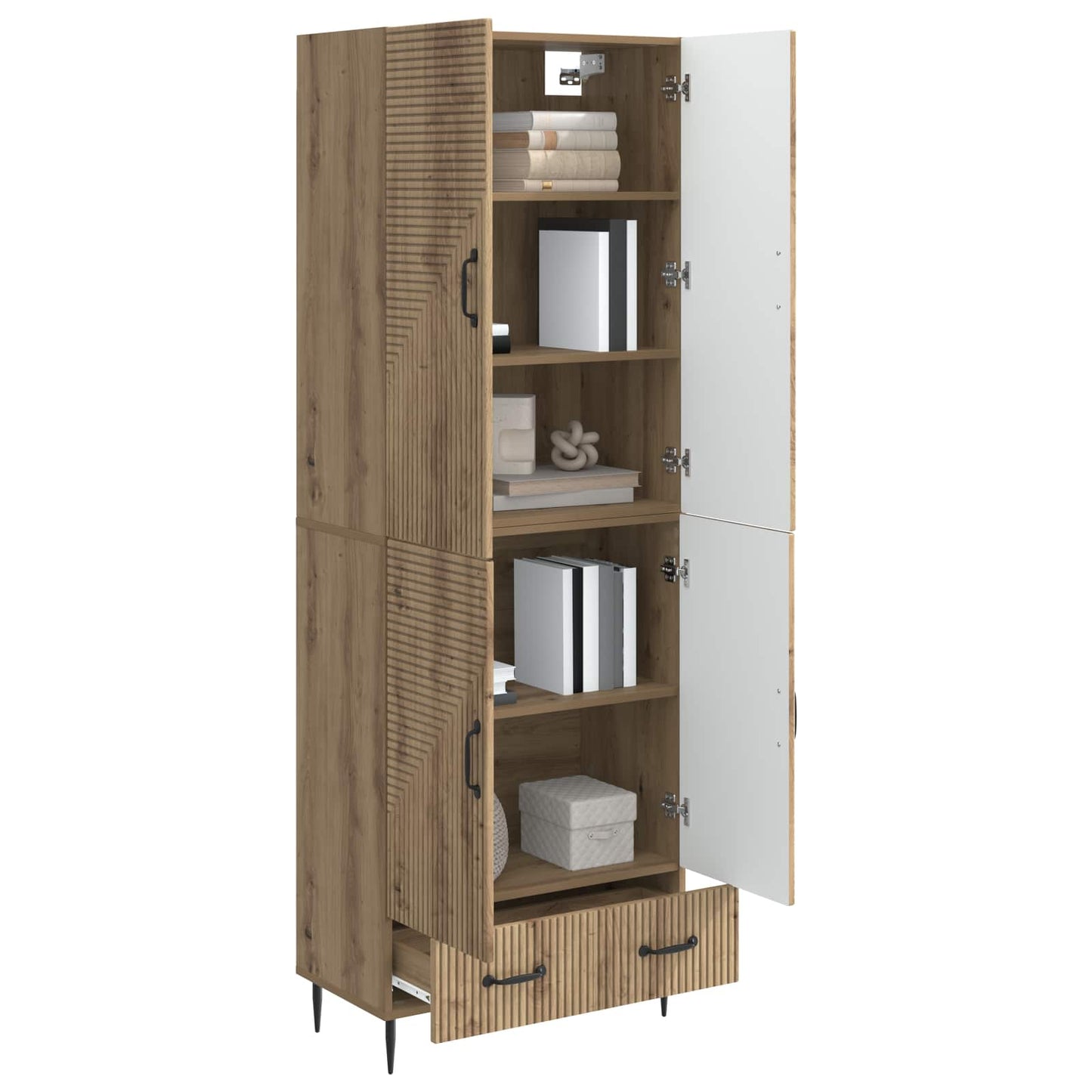vidaXL Cabinet Set 2 pcs Engineered Wood