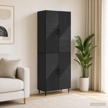 vidaXL Cabinet Set 2 pcs Engineered Wood