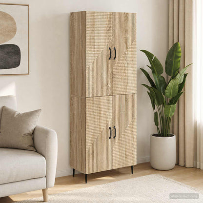 vidaXL Cabinet Set 2 pcs Engineered Wood