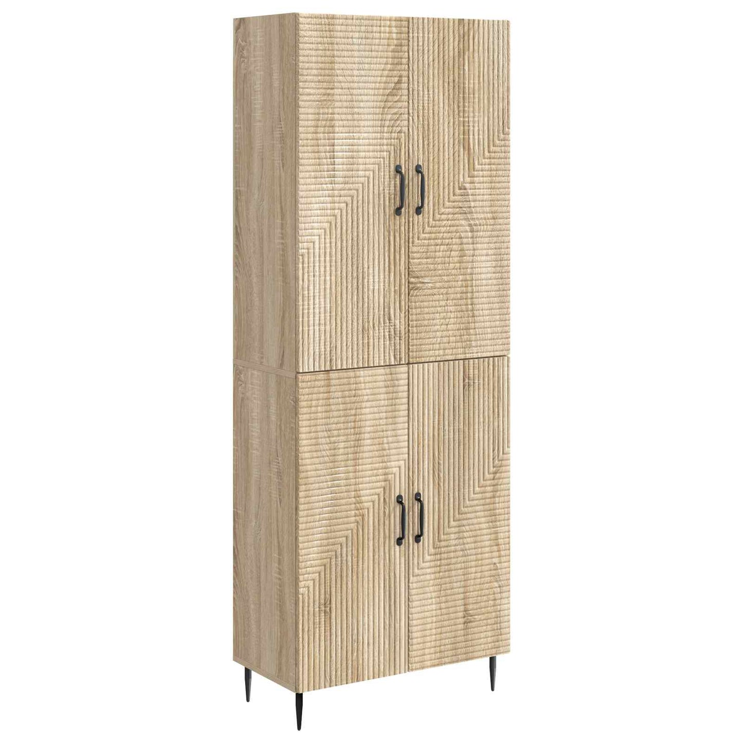 vidaXL Cabinet Set 2 pcs 66 x 34.5 x 89.5 cm Engineered Wood