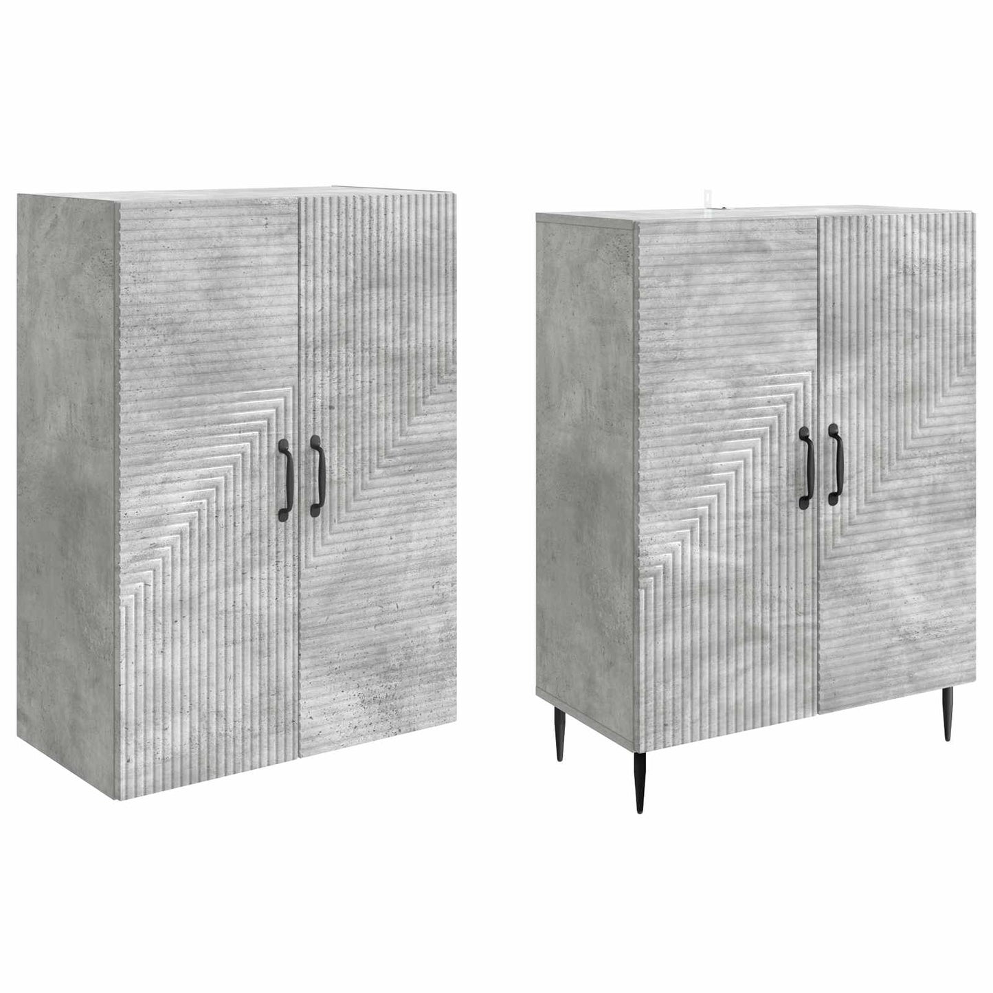 vidaXL Cabinet Set 2 pcs Engineered Wood