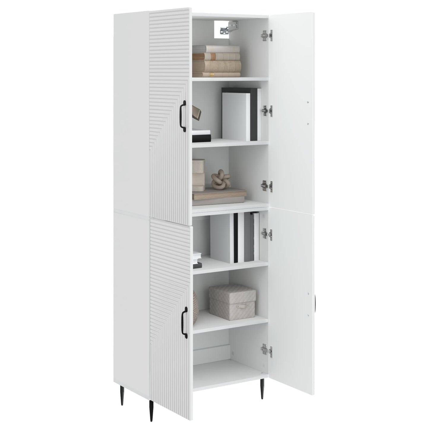 vidaXL Cabinet Set 2 pcs 66 x 34.5 x 89.5 cm Engineered Wood