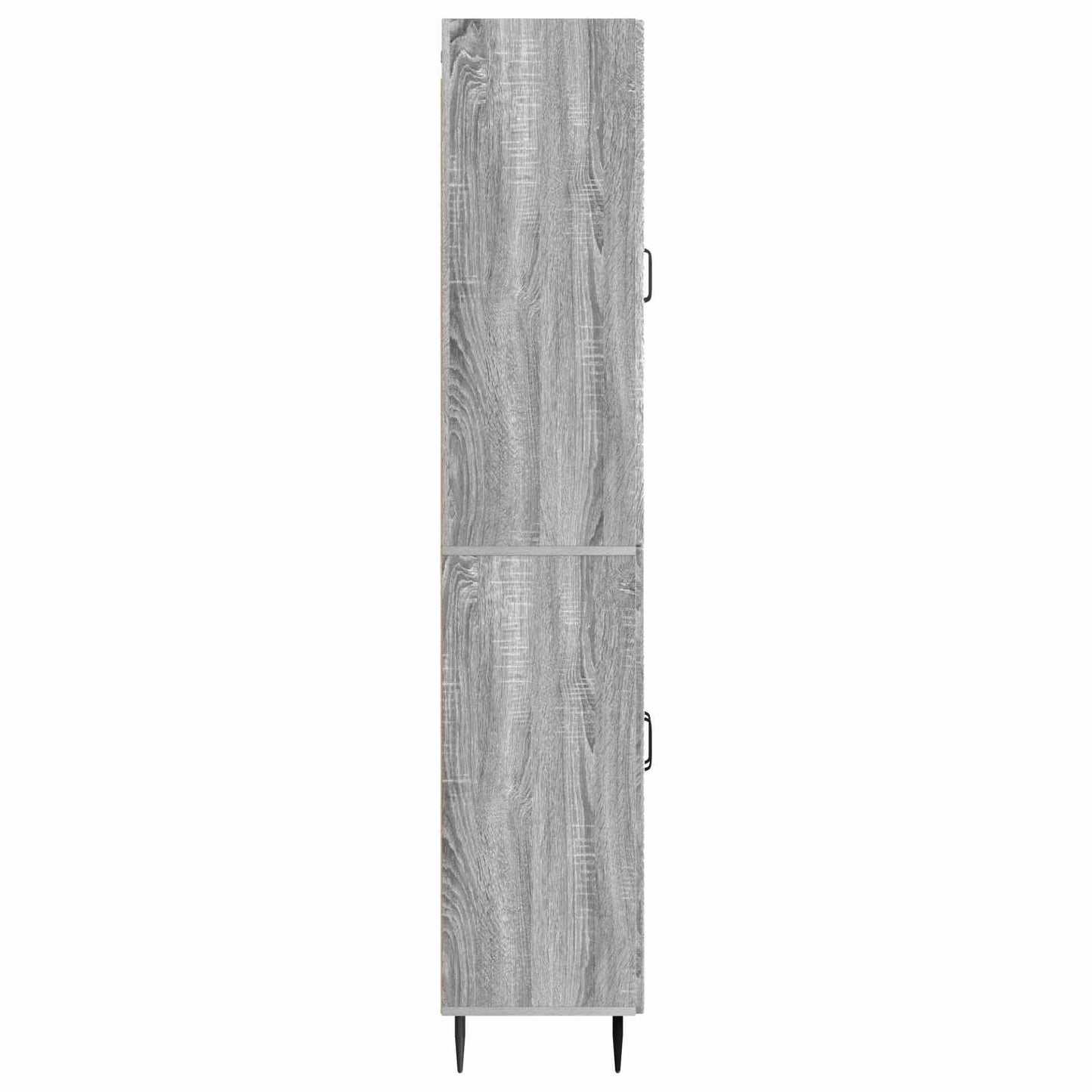 vidaXL Cabinet Set 2 pcs Grey Sonoma Engineered Wood