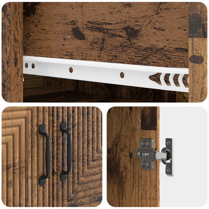 vidaXL Cabinet Set 2 pcs Engineered Wood