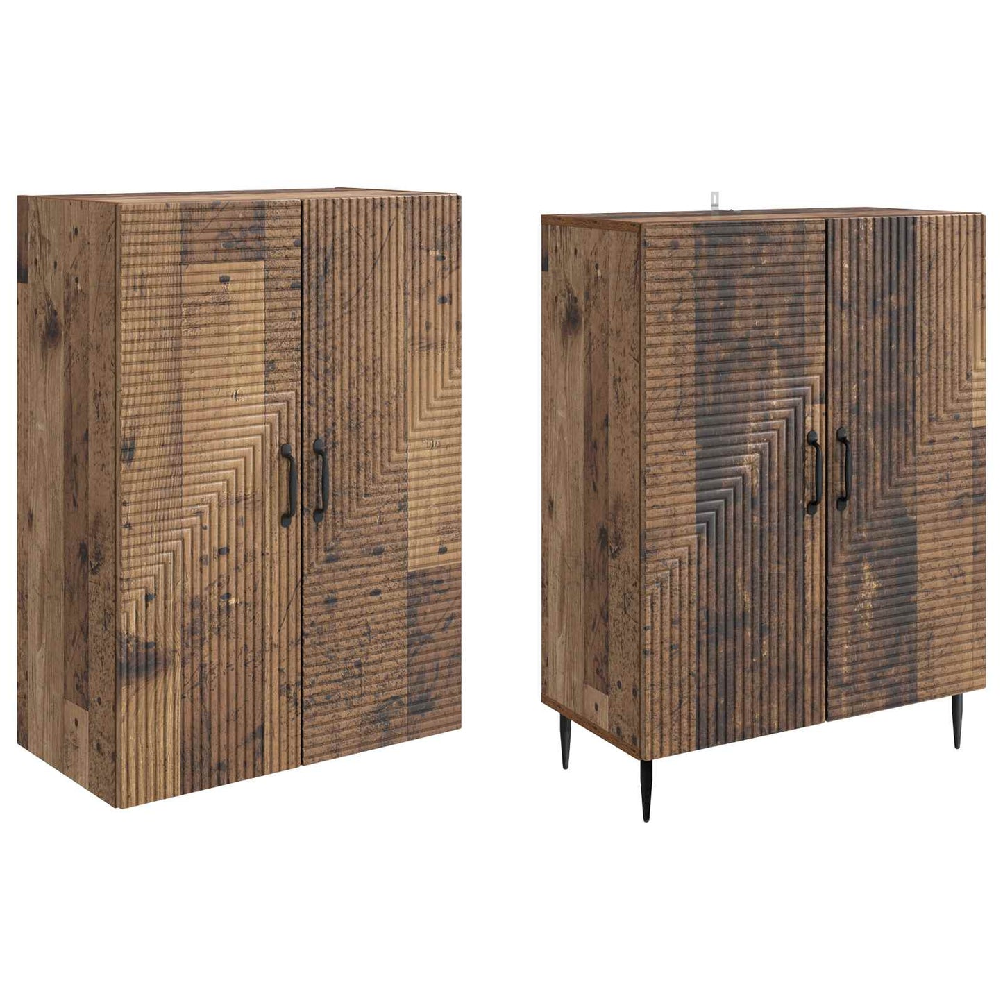 vidaXL Cabinet Set 2 pcs Engineered Wood