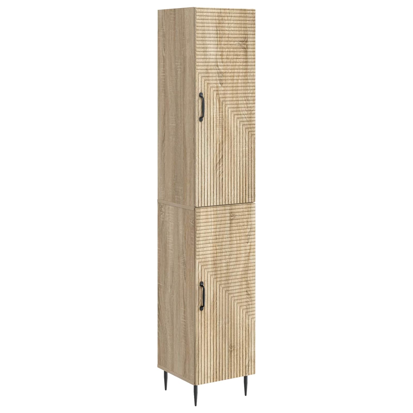 vidaXL Cabinet Set 2 pcs Sonoma Oak Engineered Wood
