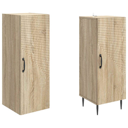 vidaXL Cabinet Set 2 pcs Sonoma Oak Engineered Wood