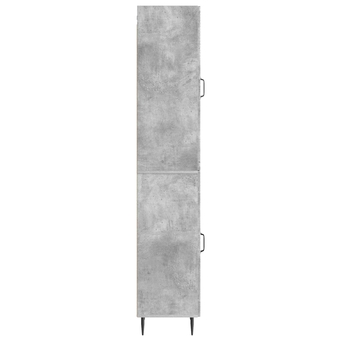 vidaXL Cabinet Set 2 pcs Concrete Grey Engineered Wood