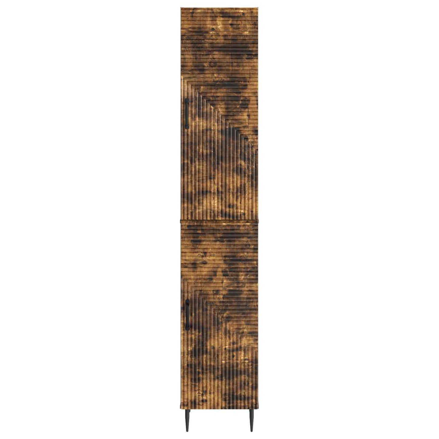 vidaXL Cabinet Set 2 pcs Smoked Oak Engineered Wood