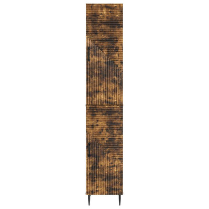 vidaXL Cabinet Set 2 pcs Smoked Oak Engineered Wood