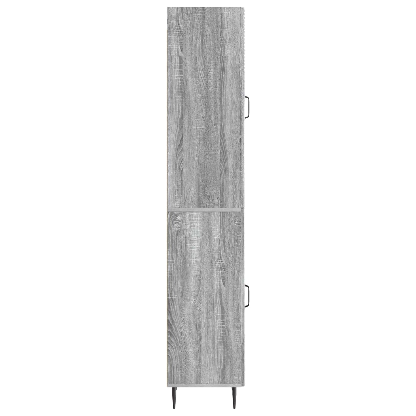 vidaXL Cabinet Set 2 pcs Grey Sonoma Engineered Wood