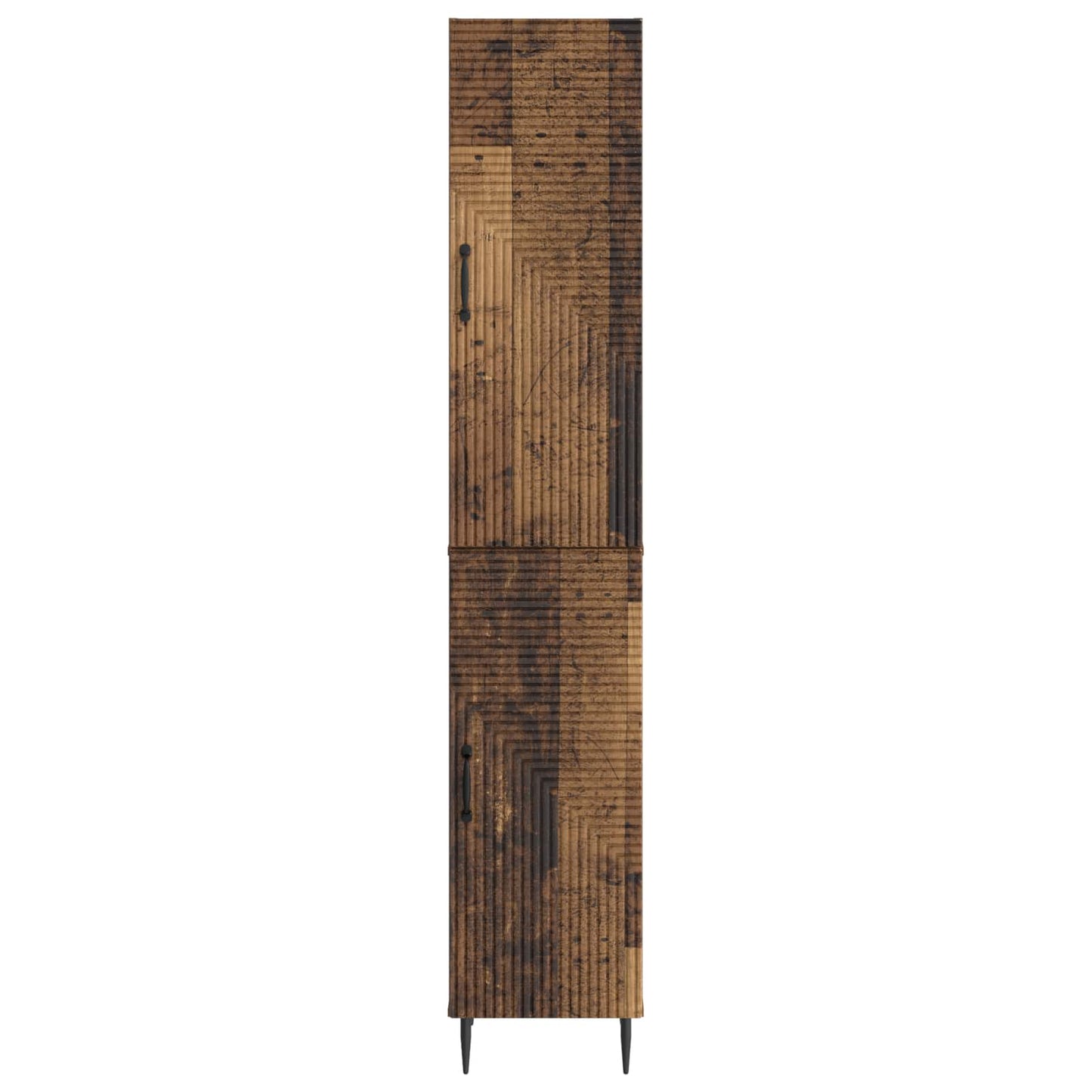 vidaXL Cabinet Set 2 pcs Old Wood Engineered Wood