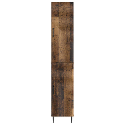 vidaXL Cabinet Set 2 pcs Old Wood Engineered Wood