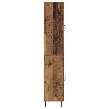 vidaXL Cabinet Set 2 pcs Old Wood Engineered Wood