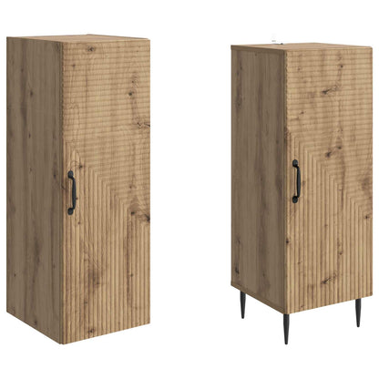 vidaXL Cabinet Set 2 pcs Artisan Oak Engineered Wood