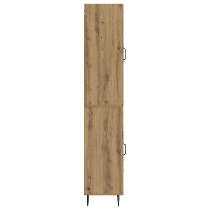 vidaXL Cabinet Set 2 pcs Artisan Oak Engineered Wood