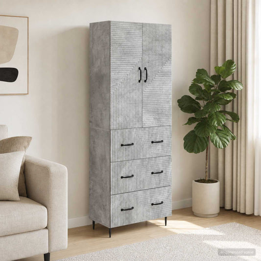 vidaXL Cabinet Set 2 pcs 66 x 34.5 x 90 cm Engineered Wood