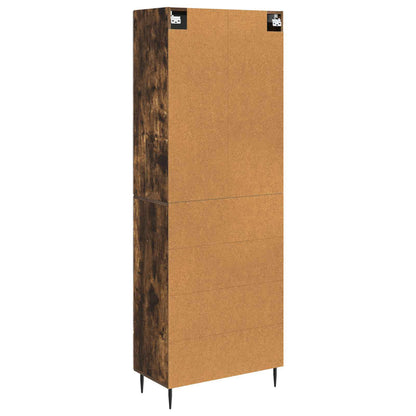 vidaXL Cabinet Set 2 pcs 66 x 34.5 x 90 cm Engineered Wood Smoked Oak