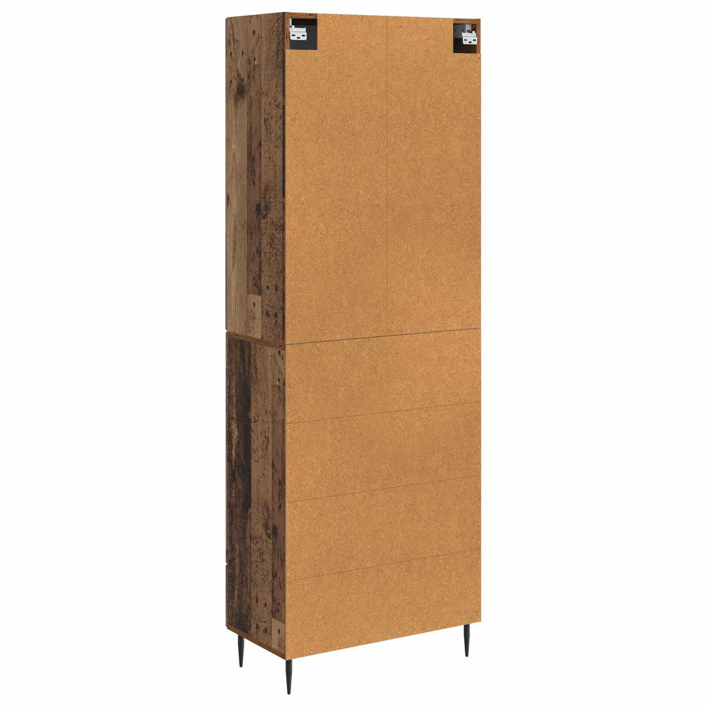 vidaXL Cabinet Set 2 pcs 66 x 34.5 x 90 cm Engineered Wood Old Wood