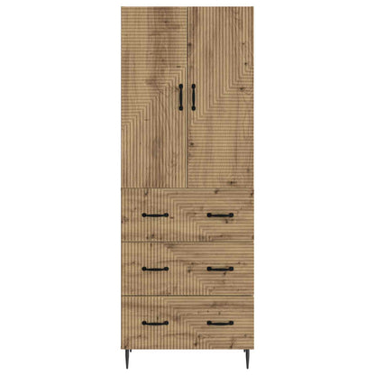 vidaXL Cabinet Set 2 pcs Artisan Oak 66 x 34.5 x 90 cm Engineered Wood