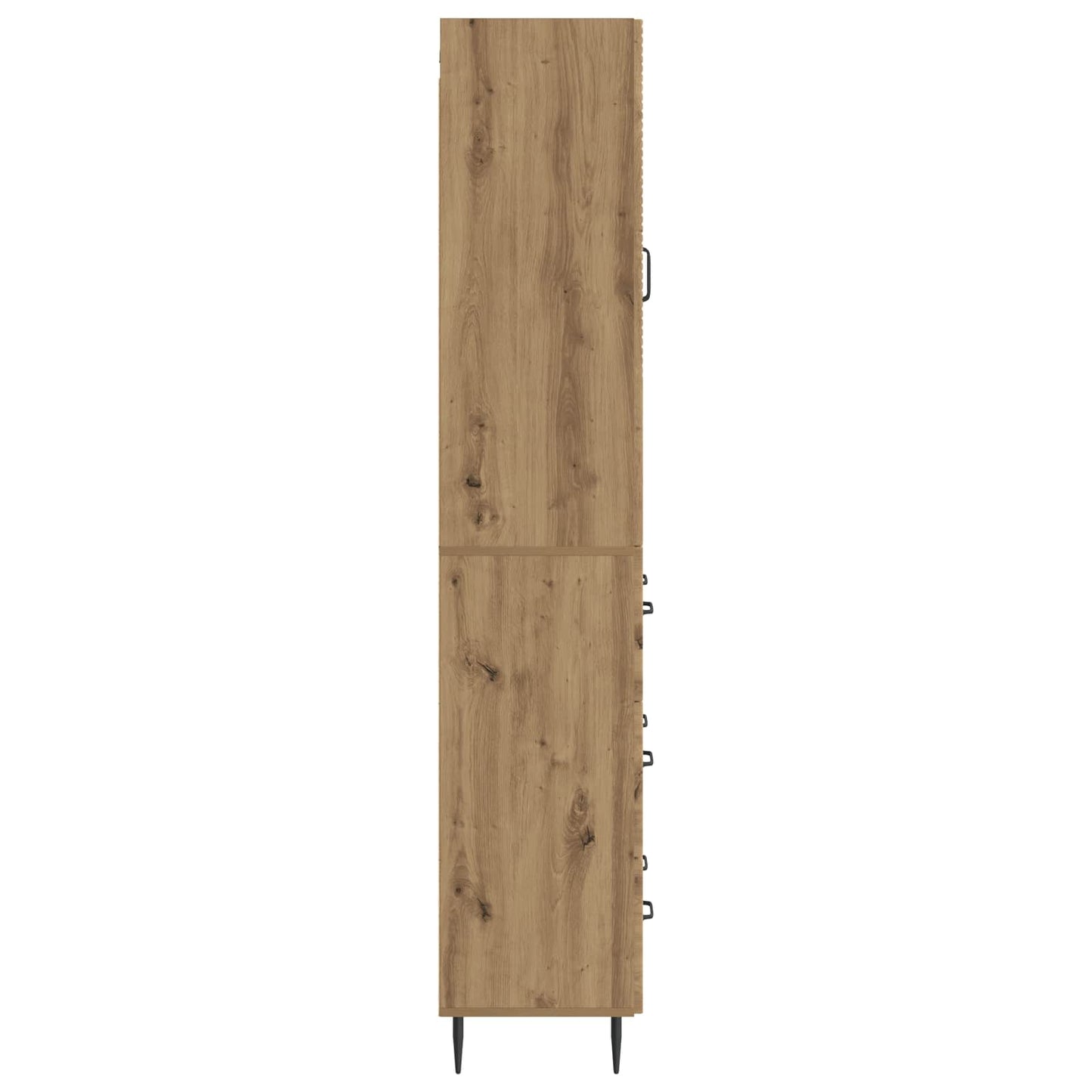 vidaXL Cabinet Set 2 pcs Artisan Oak 66 x 34.5 x 90 cm Engineered Wood